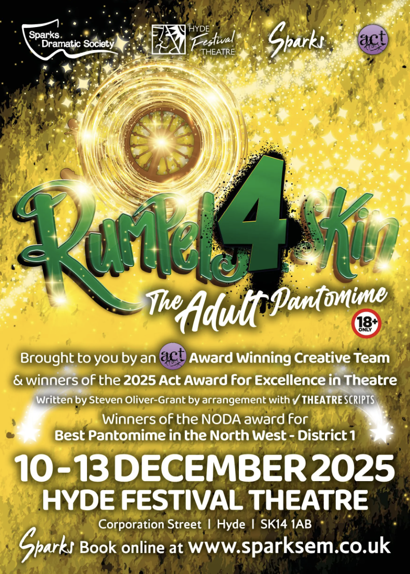 Promotional poster for "Snow White" at Hyde Festival Theatre, December 2025.